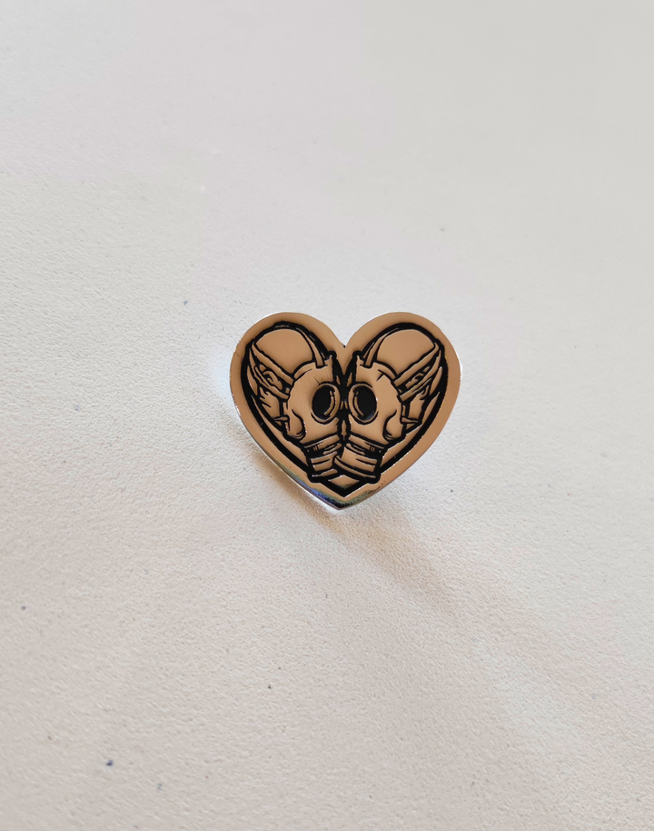 Pin metálico Corazón