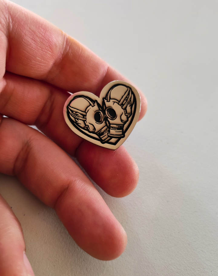 Pin metálico Corazón