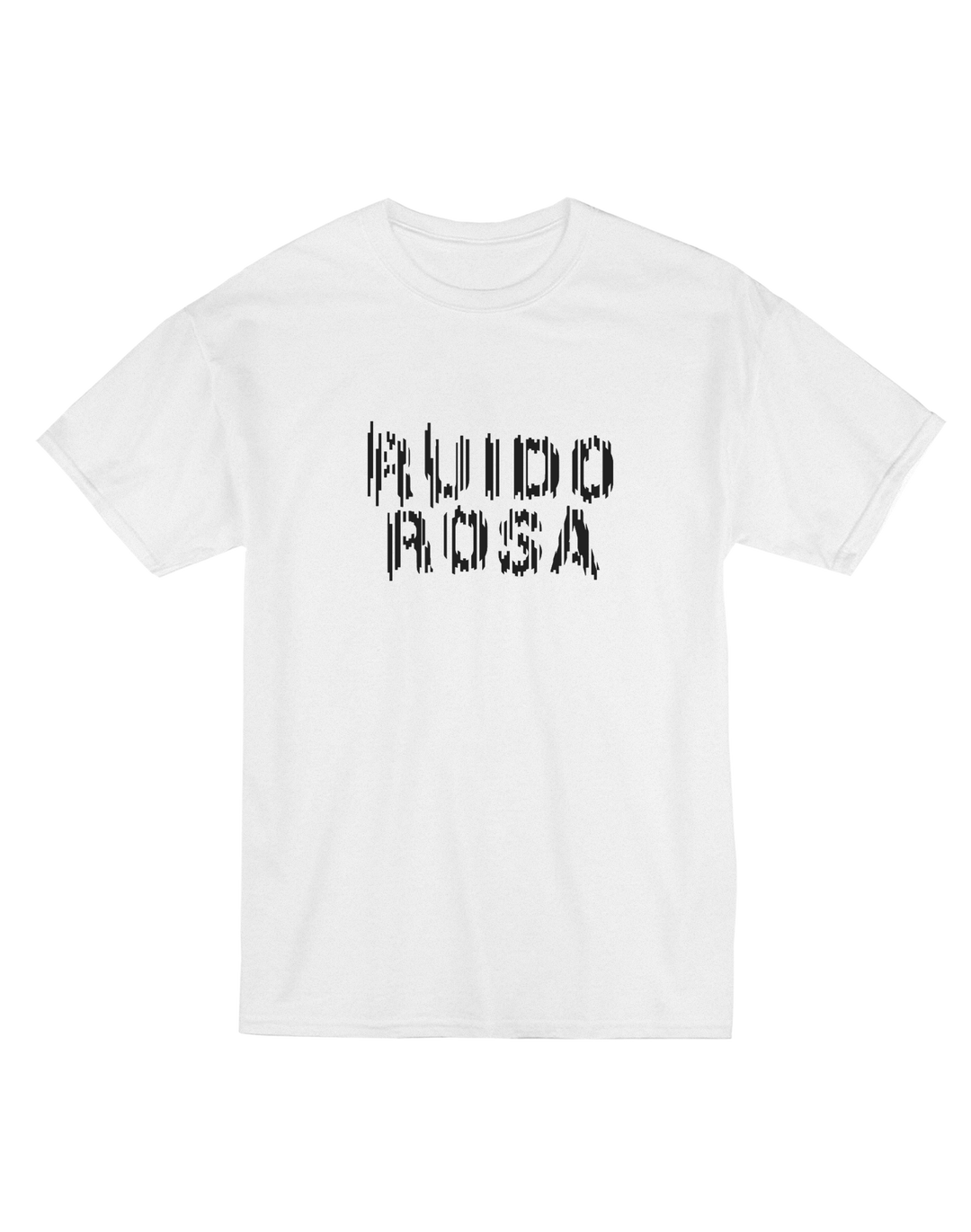 Playera Ruido Rosa blanca
