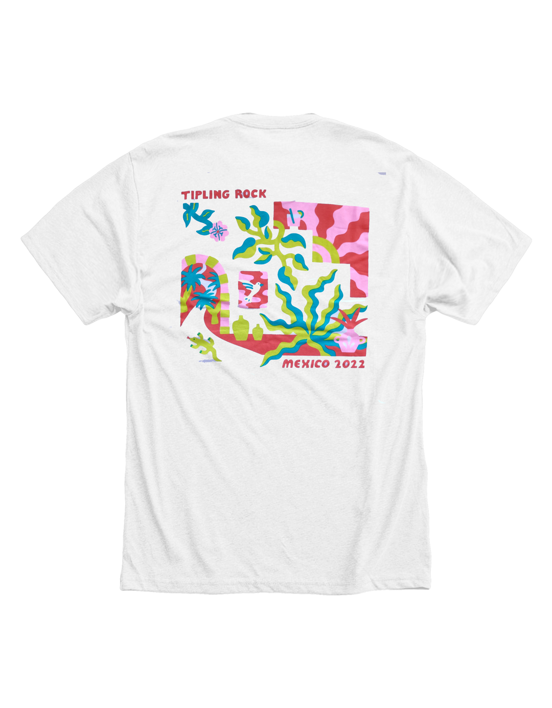 Playera Tipling Rock México Tour 2022 Blanca