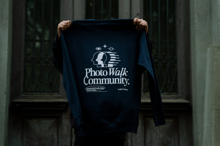 Sudadera Photo Walk Community Azul