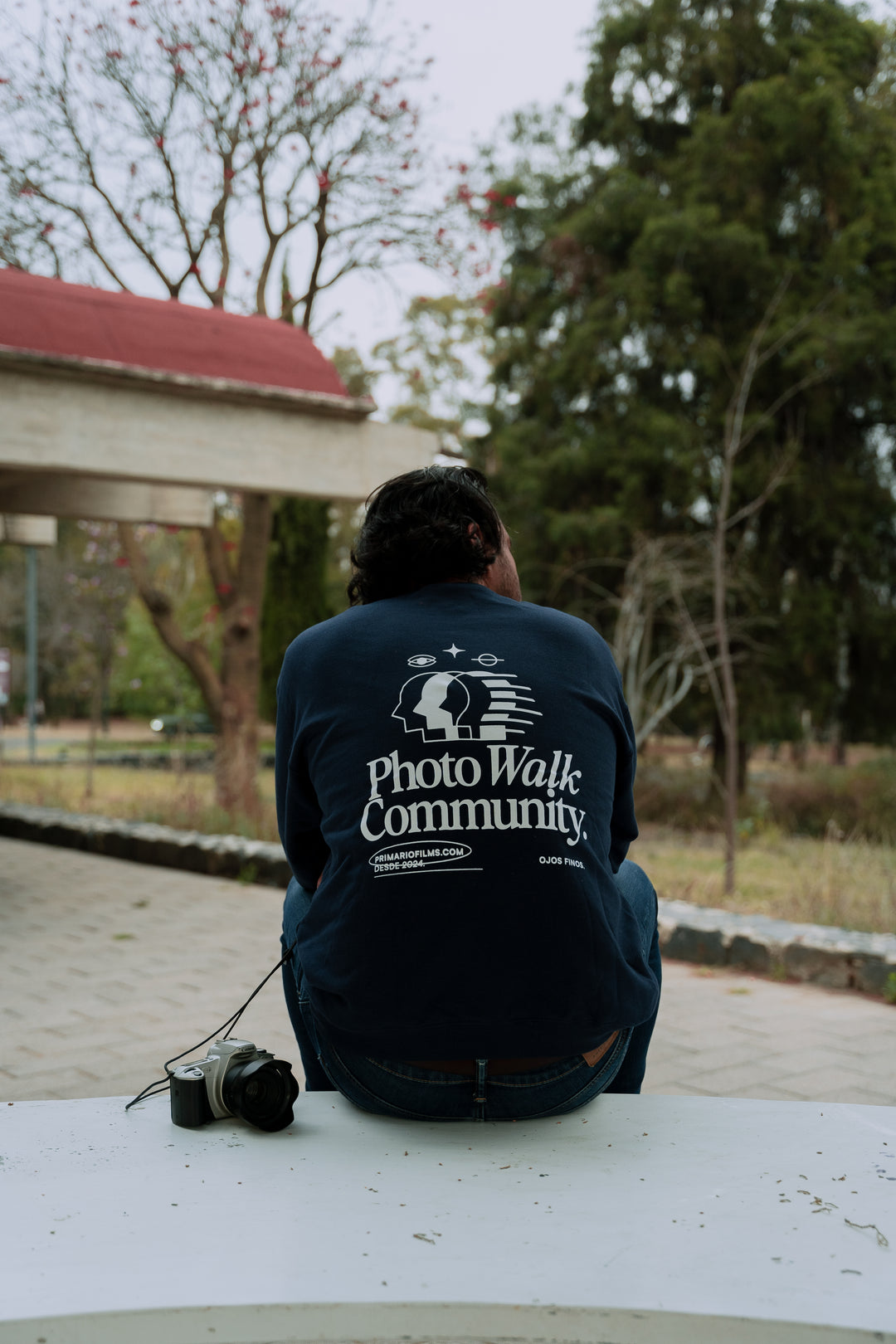 Sudadera Photo Walk Community Azul