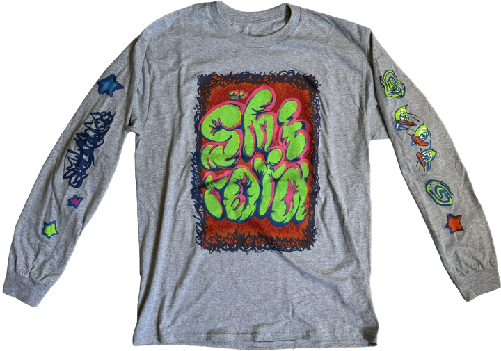 Playera Manga Larga Grafiti