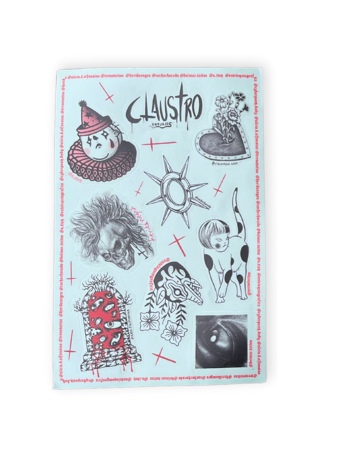 Planilla Sticker Claustro 24-I