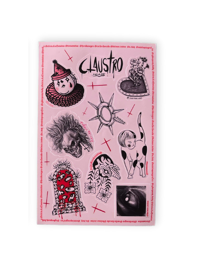 Planilla Sticker Claustro 24-I